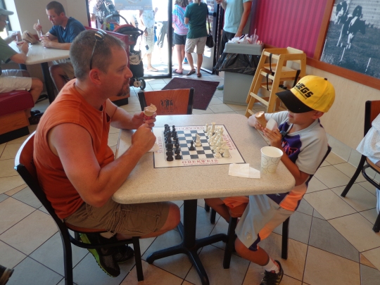 Eating Ice Cream cools the brain and makes you play stronger chess. Wouldn't that be nice? :-]
